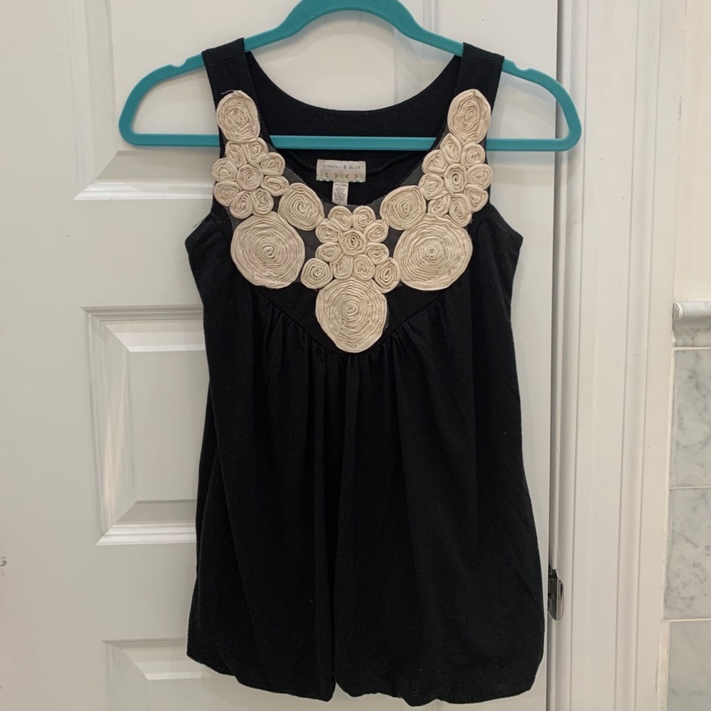 UO Kimchi & Blue balloon hem top size small